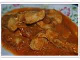 Curry de poulet rapide