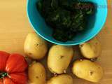 Aloo Palak (pommes de terre et épinards)