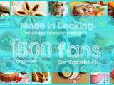 Dès 1500 fans sur la page Facebook® de Made in Cooking® = concours