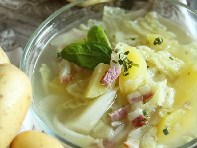Recettes de Soupe au chou et Lard