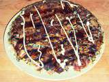 Okonomiyaki avec une touche de sésame