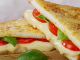 Grilled Cheese Tomates roties Basilic