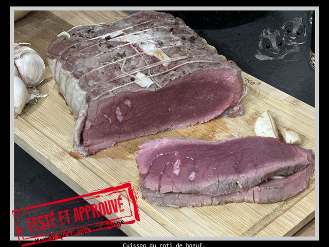 Un Rôti Recettes de Rôti de Boeuf de Cahier de cuisine à 4 mains.