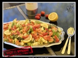 #Nos salades en font tout un plat# Salade au saumon fumé