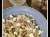 Salade d'endives au bleu de Bresse