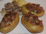 Pommes de terre farcies champignons/boursin