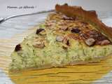 Quiche à la courgette et au boursin