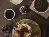 Chocolat chaud à l’ancienne & sa crème « tiramisu »