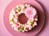 Gâteau au citron & biscuits roses de Reims spécial Saint Valentin