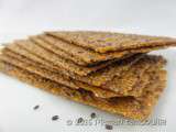 Crackers passion graines de chia {sans gluten}