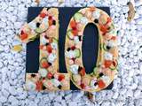 Number cake de la mer {défi gourmand 10 ans de Cuisine Addict}