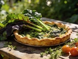 Blettes oubliées au fond du jardin, la tarte salée rustique qui réconcilie les enfants avec ce légume