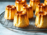 Cannelés au moule silicone : caramélisés et tendres à cœur
