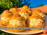 Choux à la crème pâtissière maison : coques légères et crème vanille irrésistible