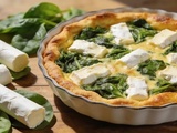 Clafoutis salé aux épinards nouveaux et chèvre frais : prêt en 30 minutes avec ce qui pousse déjà