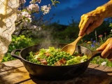 Petits pois frais à la française : la recette de grand-mère mijotée avec de la laitue et des lardons qui sent bon le printemps