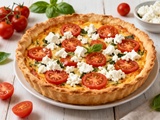 Quiche au fromage de chèvre et à la tomate : recette facile et savoureuse pour tous