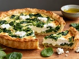 Quiche au fromage de chèvre et épinard : préparation facile et savoureuse