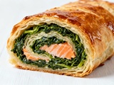 Roulé aux épinards et au saumon : recette facile et délicieuse pour vos apéritifs