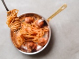 Spaghettis aux saucisses de Toulouse