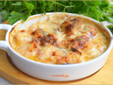 Cassolettes de crevettes, champignons et parmesan...le petit plat chic qui fait fondre tous les gourmands