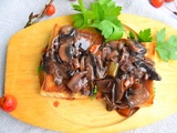 Champignons de Paris à la bourguignonne