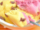 Crème glacée aux fruits... Mangue et framboise pour nous, mais tout est possible avec le Ninja Creami Deluxe