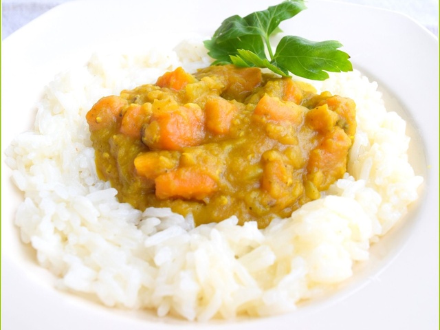 Recettes de Patate douce et Lentilles Corail