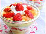 Trifle rhubarbe confite et fraises...suite et fin d'une histoire très gourmande