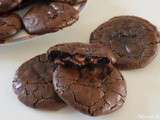 Cookies craquelés aux trois chocolats