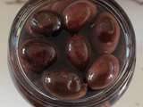 Olives noires en saumure