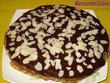 C'est la Chandeleur : Gâteau de crêpes chocolat/amandes
