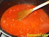 Sauce tomate à la mozzarella