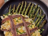 Asperges mimosa aux anchois