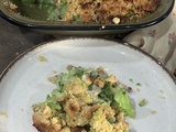 Brocoli en crumble de noisette