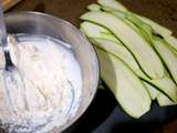 Cannellonis de courgettes à la ricotta et à la tomate