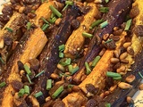Carottes rôties et sauce aigre-douce