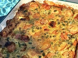 Clafoutis aux abricots rôtis et aux pistaches