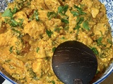 Curry au saumon et aux épinards