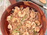 Riz frit aux crevettes et au piment