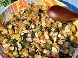 Salade de courgettes rôties au cumin