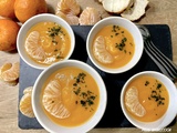 Soupe froide de carottes aux clémentines