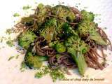 Soba et chop suey de brocoli