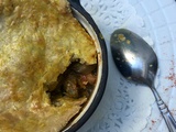 English pie aux aubergines et poivrons