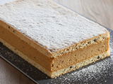 Gâteau « Le Russe » : dacquoise amande-noisette & mousseline praliné