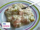 Risotto crevettes/courgettes au cook'in