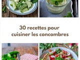 30 recettes fraîches et faciles avec du concombre