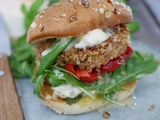 Burger au poulet frit