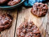 Cookies brownies au chocolat – sans lactose