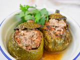 Courgettes farcies cuites à l’Airfryer